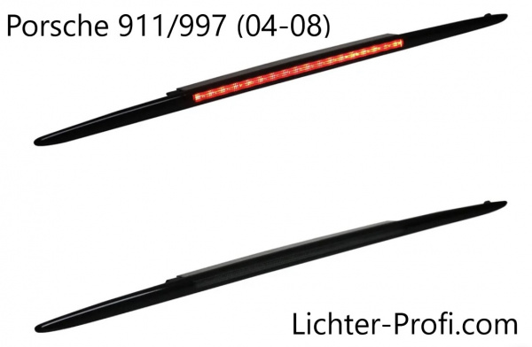 Upgrade Design LED Bremsleuchte für Porsche 911 / 997 04-08 (erste Generation) schwarz rauch